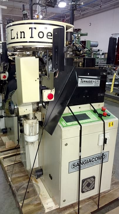 SANGIACOMO Tornado Lin Toe Sock Knitting Machines.